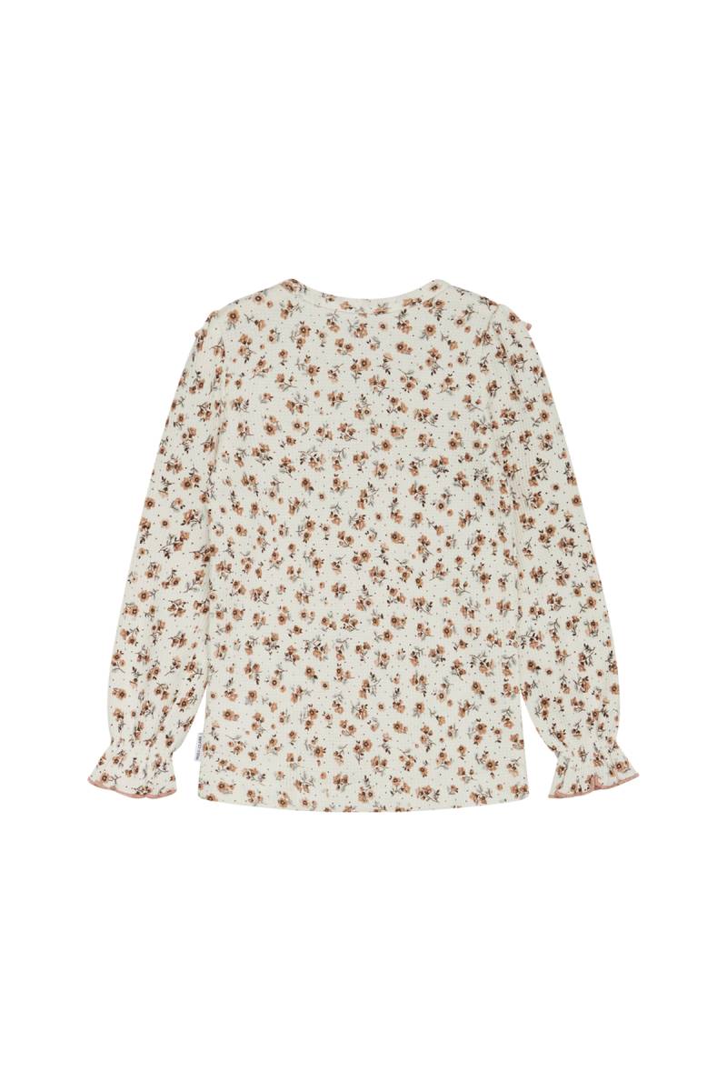 Mädchen Langarmshirt Abeloni Mädchen Beige 104 von Hust and Claire