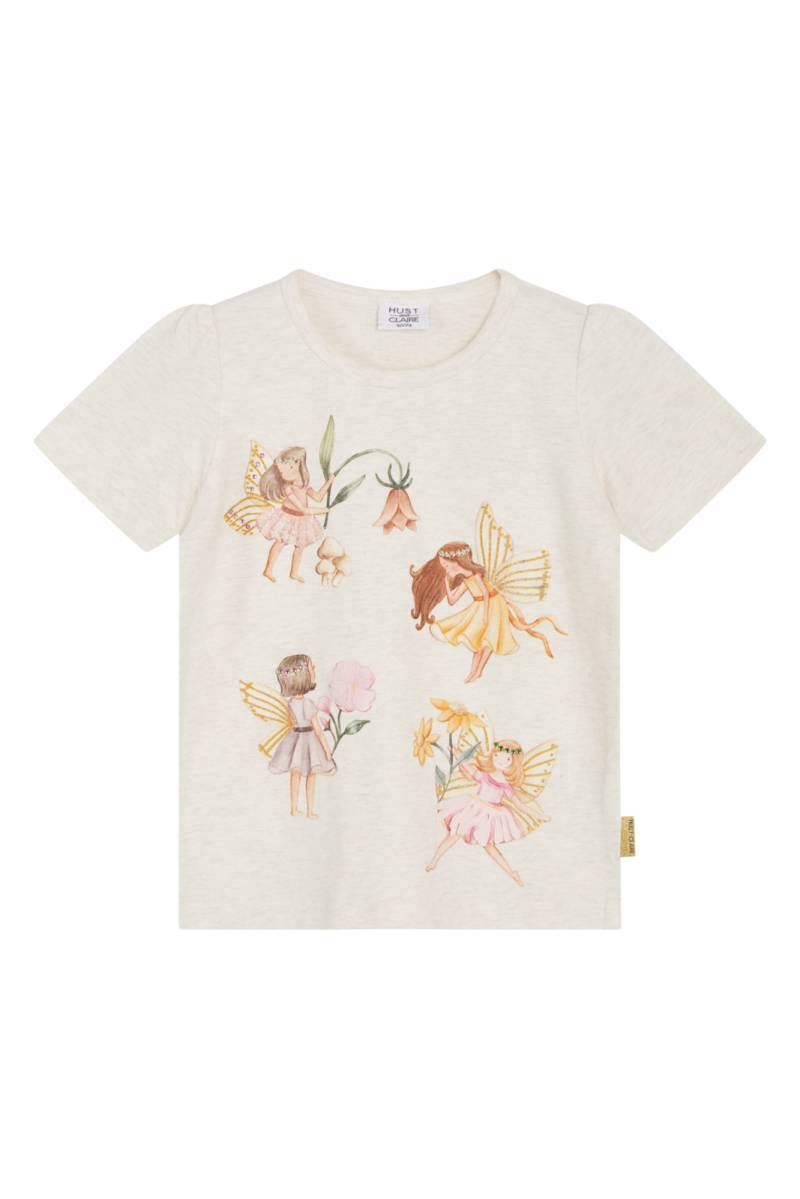 Mädchen T-shirt Amna Mädchen Beige 116 von Hust and Claire