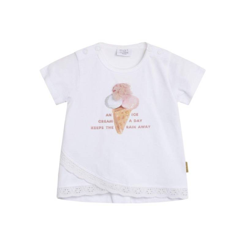 Baby T-shirt Adora Unisex Weiss 56 von Hust and Claire