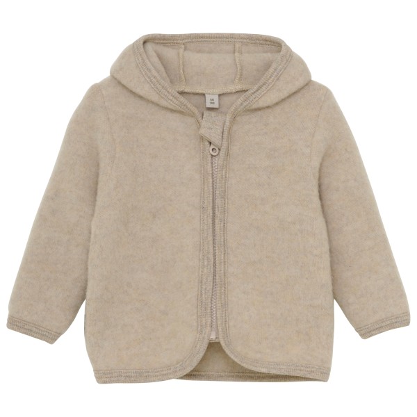 Huttelihut - Baby's Jacket Wool Fleece - Merinojacke Gr 62;68 beige von Huttelihut