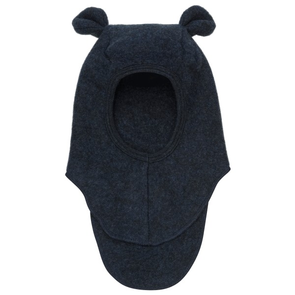 Huttelihut - Kid's Balaclava Bear Ears Wool Fleece - Mütze Gr 48 cm - 0-12 Months blau von Huttelihut