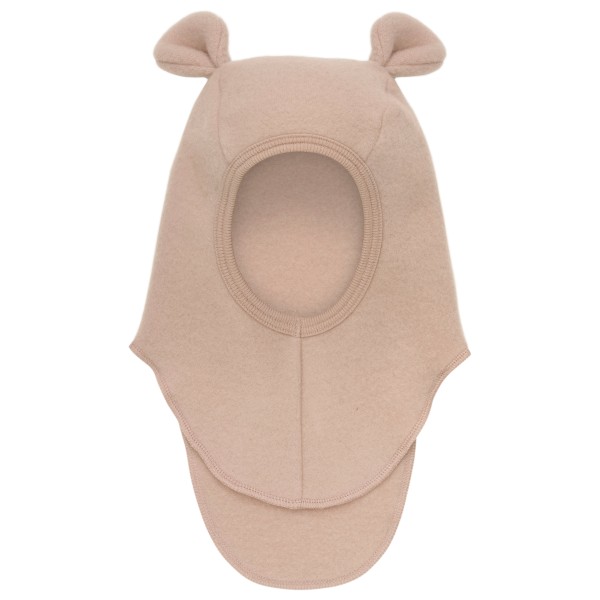 Huttelihut - Kid's Balaclava Bear Ears Wool Fleece - Mütze Gr 50 cm - 12-24 Months beige von Huttelihut