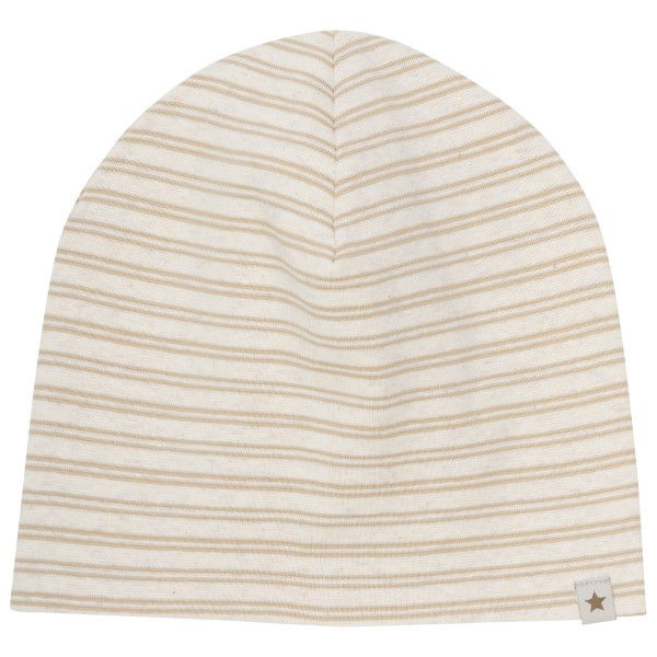 Huttelihut - Kid's Beanie Melange Rib - Mütze Gr 52 cm - 2-4 Years;53 cm - 4-6 Years;54 cm - 6-8 Years beige;weiß von Huttelihut