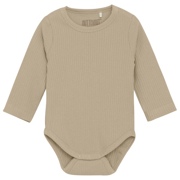 Huttelihut - Kid's Body L/S Rib Boy - Alltagsunterwäsche Gr 56 beige von Huttelihut