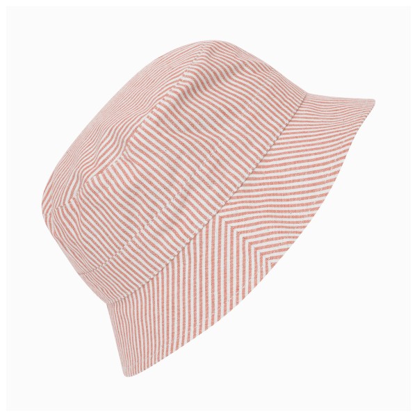 Huttelihut - Kid's Bucket Hat Woven Stripe - Hut Gr 53 cm - 4-6 Years weiß/rosa von Huttelihut