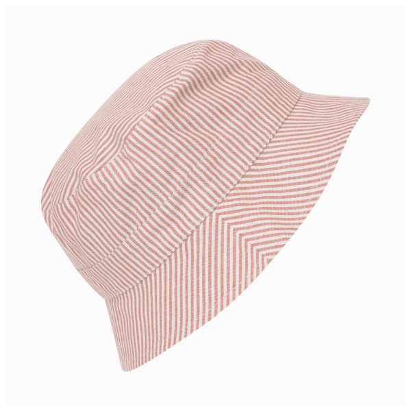 Huttelihut - Kid's Bucket Hat Woven Stripe - Hut Gr 54 cm - 6-8 Years weiß/rosa von Huttelihut
