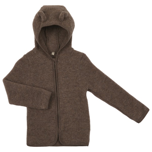 Huttelihut - Kid's Jacket Bear Ears Wool Fleece - Merinojacke Gr 86 braun Huttelihut - Kid's Jacket Bear Ears Wool Fleece - Merinojacke Gr 86 braun von Huttelihut