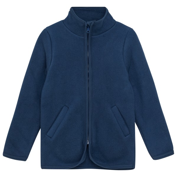 Huttelihut - Kid's Jacket Cotton Fleece - Fleecejacke Gr 104 blau von Huttelihut