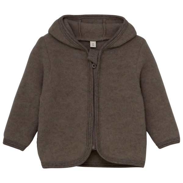 Huttelihut - Kid's Jacket Wool Fleece - Merinojacke Gr 110;80;92;98 beige;schwarz von Huttelihut