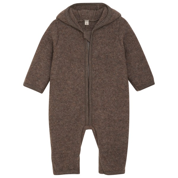 Huttelihut - Kid's Pram Suit Wool Fleece - Overall Gr 104;80;86;92;98 beige;schwarz von Huttelihut