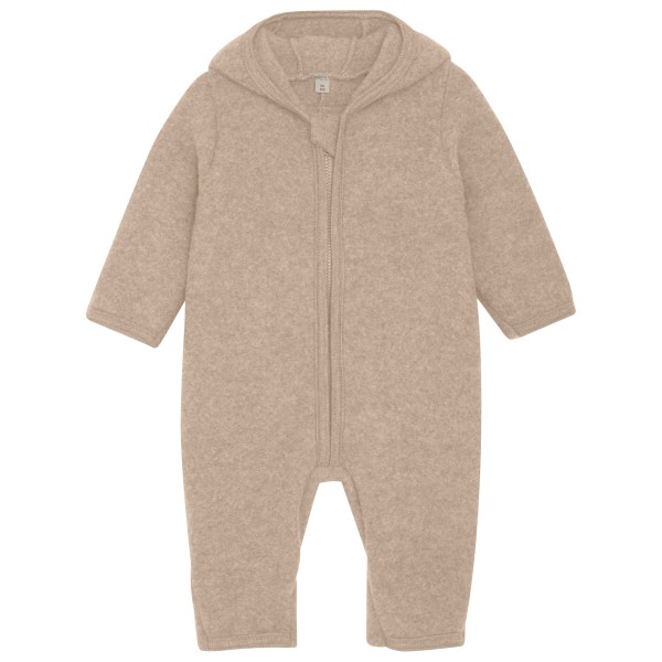 Huttelihut - Kid's Pram Suit Wool Fleece - Overall Gr 104 beige von Huttelihut