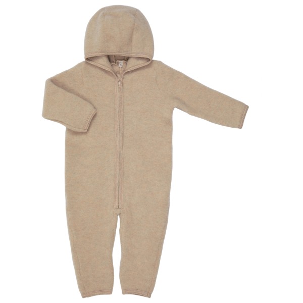 Huttelihut - Kid's Pram Suit Wool Fleece - Overall Gr 86 beige von Huttelihut