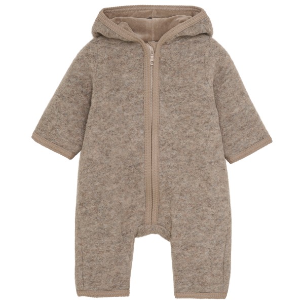 Huttelihut - Kid's Pram Suit Wool with Lining - Overall Gr 50/56 braun/beige von Huttelihut