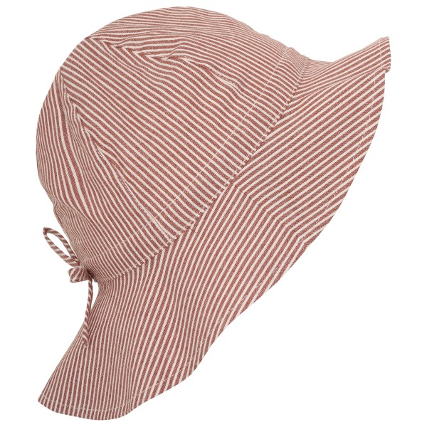 Huttelihut - Kid's Summer Hat Woven Stripe - Hut Gr 54 cm - 6-8 Years braun/rosa von Huttelihut