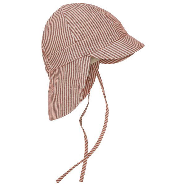 Huttelihut - Kid's Summer Hat Woven Stripe with Chin Straps - Cap Gr 74/80 braun von Huttelihut