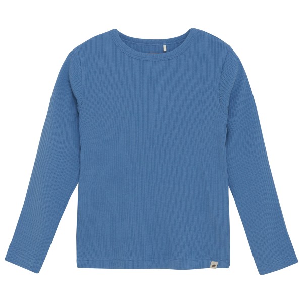 Huttelihut - Kid's T-Shirt L/S Rib Boy - Longsleeve Gr 104 blau von Huttelihut