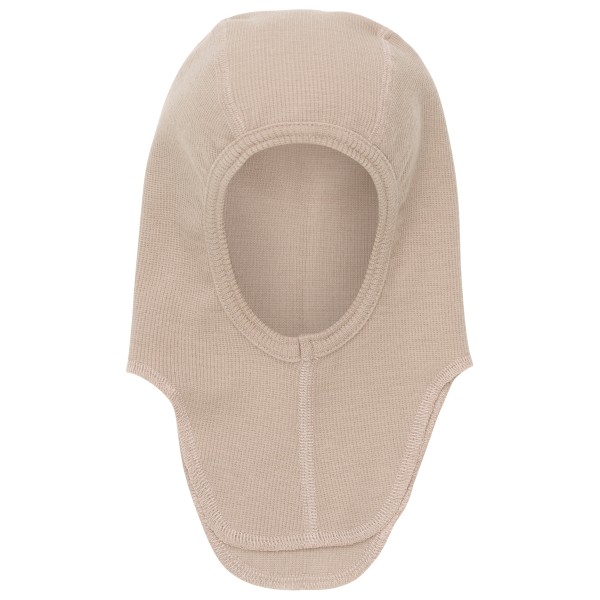 Huttelihut - Little Kid's Balaclava Wool Rib - Mütze Gr 50/56 beige von Huttelihut