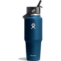 HYDRO FLASK Trinkflasche 32oz Wide Mouth Travel Bottle with Flex Straw Cap dunkelblau von Hydro Flask