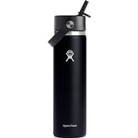 HYDRO FLASK Trinkflasche Wide Flex Straw Cap 24 oz (710 ml) schwarz von Hydro Flask