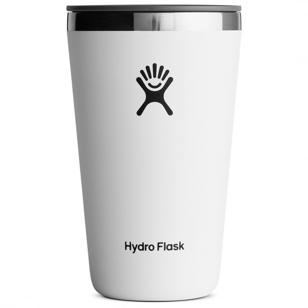 Hydro Flask - All Around Tumbler - Isolierbecher Gr 355 ml weiß/grau von Hydro Flask