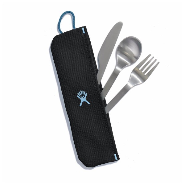 Hydro Flask - Flatware Set Stainless with Pouch - Besteck-Set Gr 3 Pieces schwarz von Hydro Flask