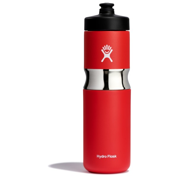 Hydro Flask - Wide Insulated Sport Bottle - Isolierflasche Gr 591 ml rot von Hydro Flask