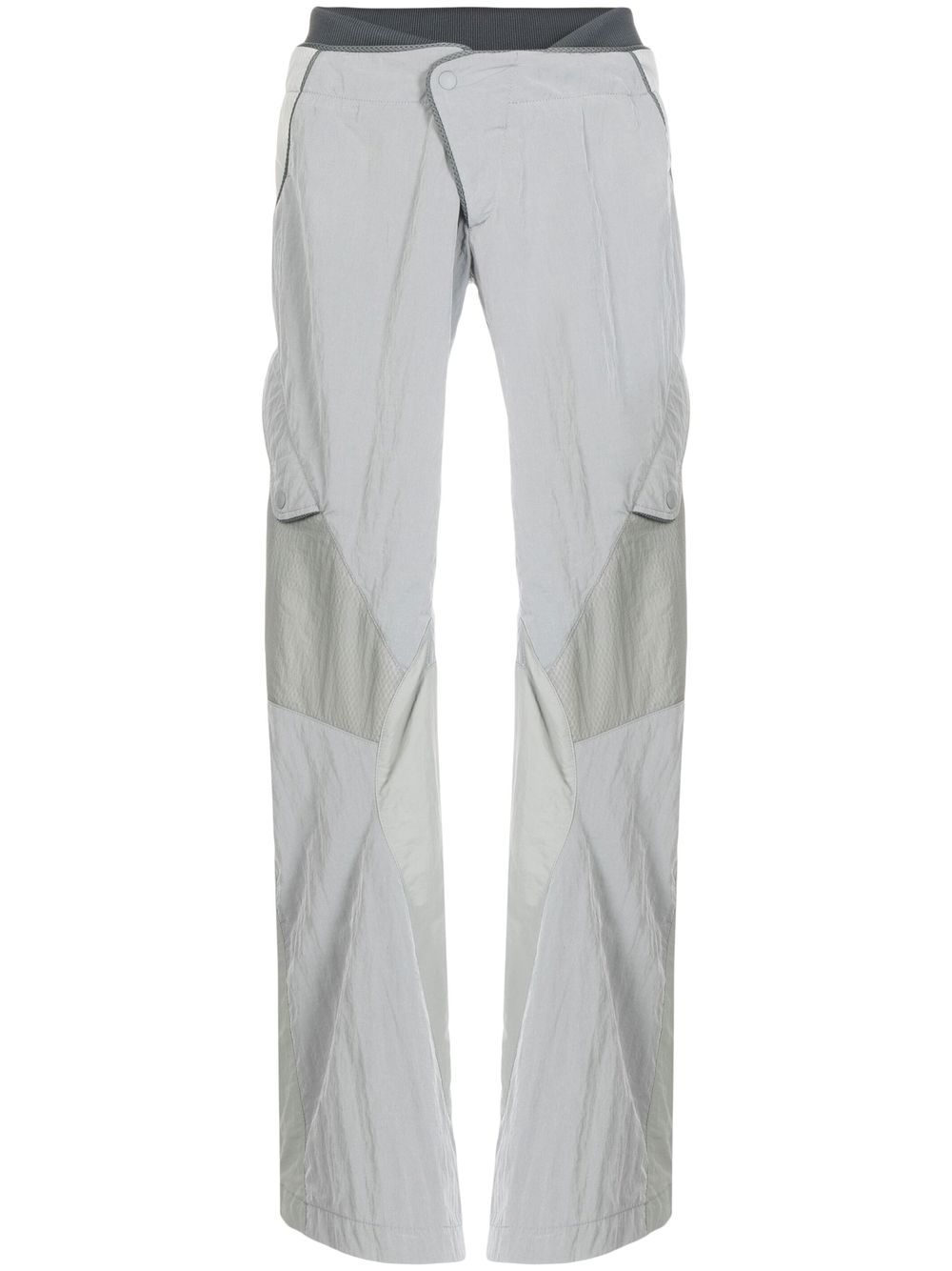 Hyein Seo contrasting paneled cropped trousers - Grey von Hyein Seo