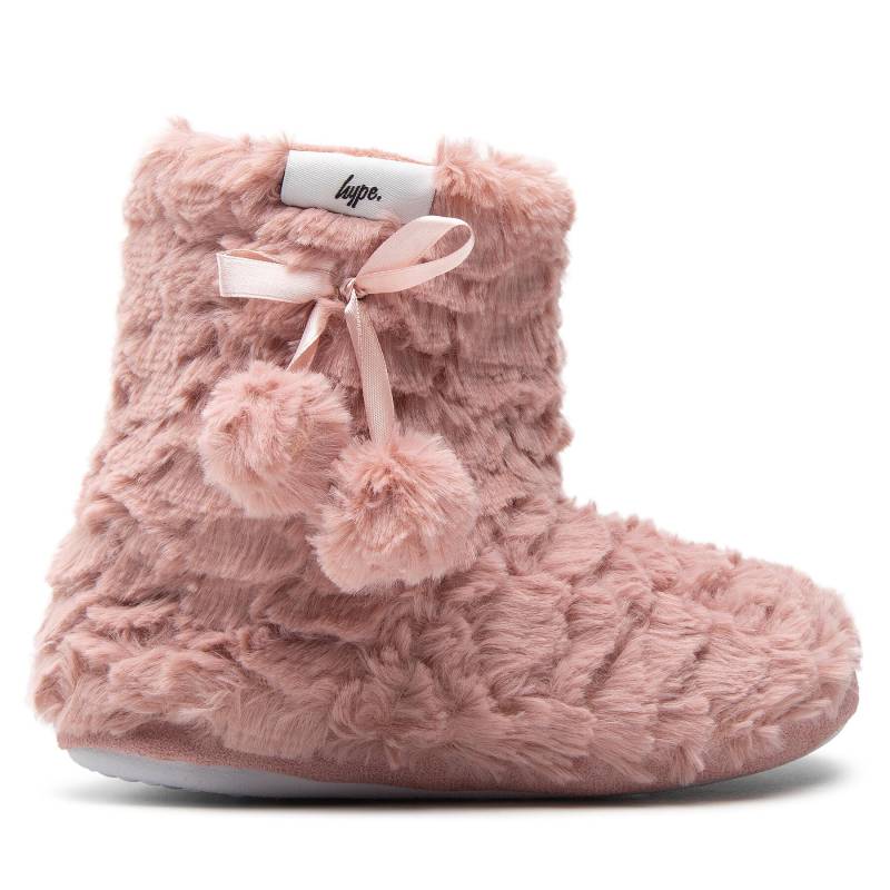 Hausschuhe HYPE Slipper Boot YWBS-076 Rosa von Hype