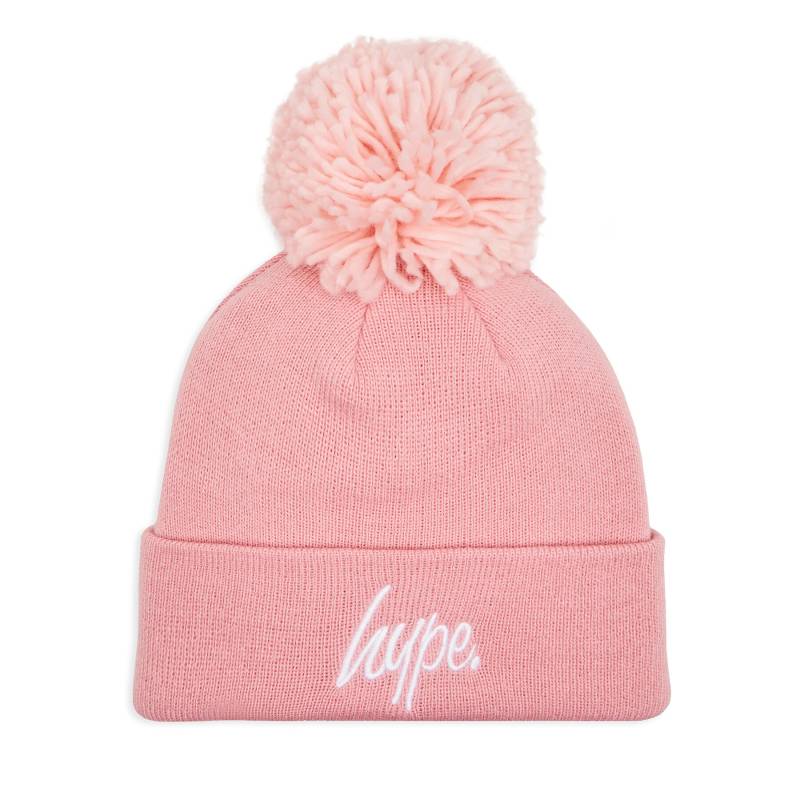 Mütze HYPE Bobble Script YVLR-714 Rosa von Hype