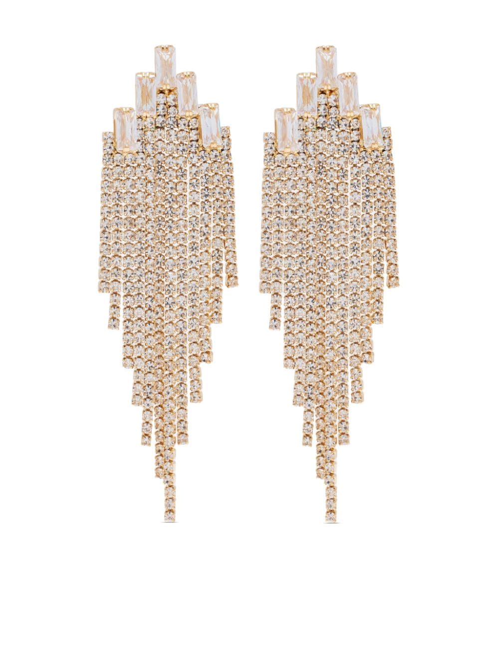 Hzmer Jewelry crystal-embellished drop earrings - Gold von Hzmer Jewelry