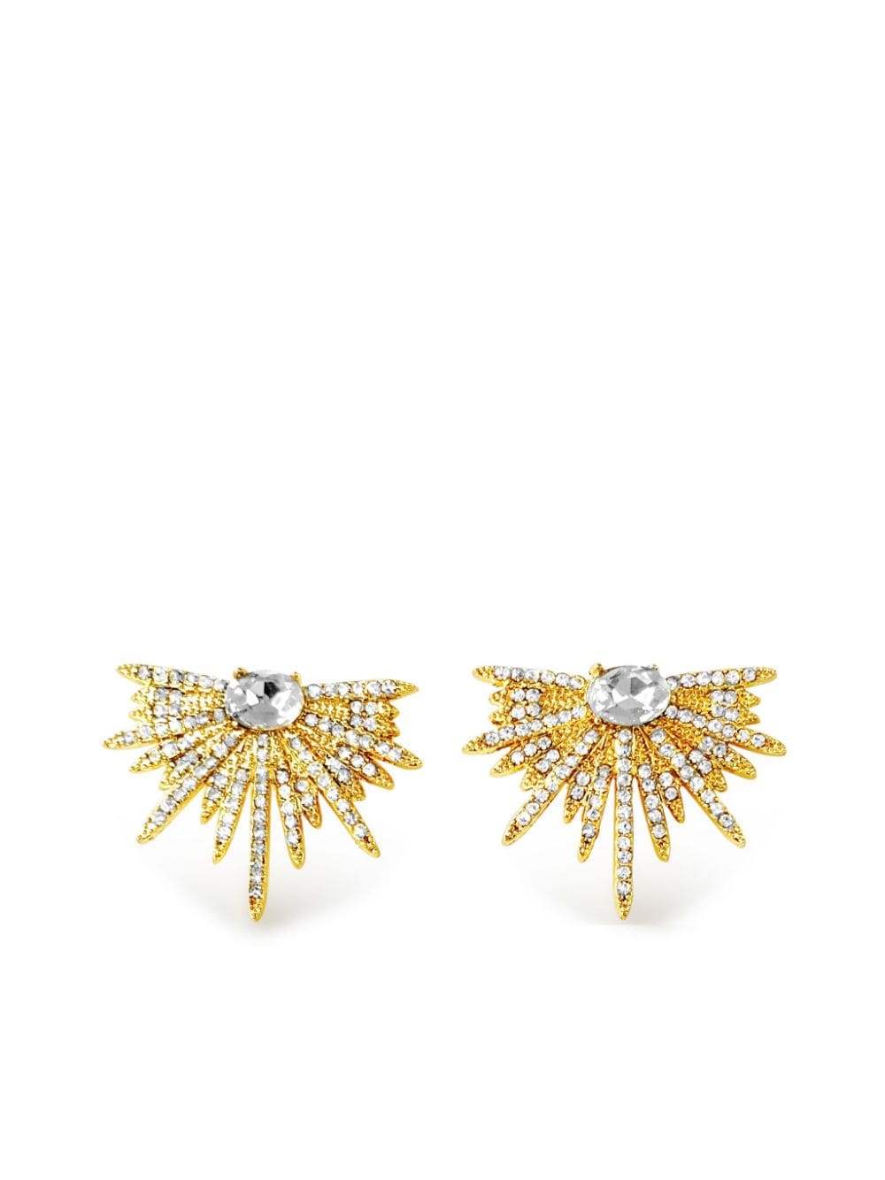 Hzmer Jewelry crystal-embellished earrings - Gold von Hzmer Jewelry