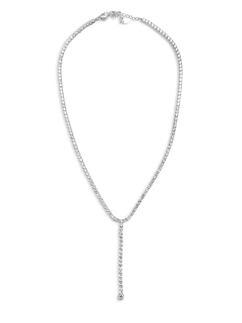 Hzmer Jewelry rhinestone-embellished lariat necklace - Silver von Hzmer Jewelry