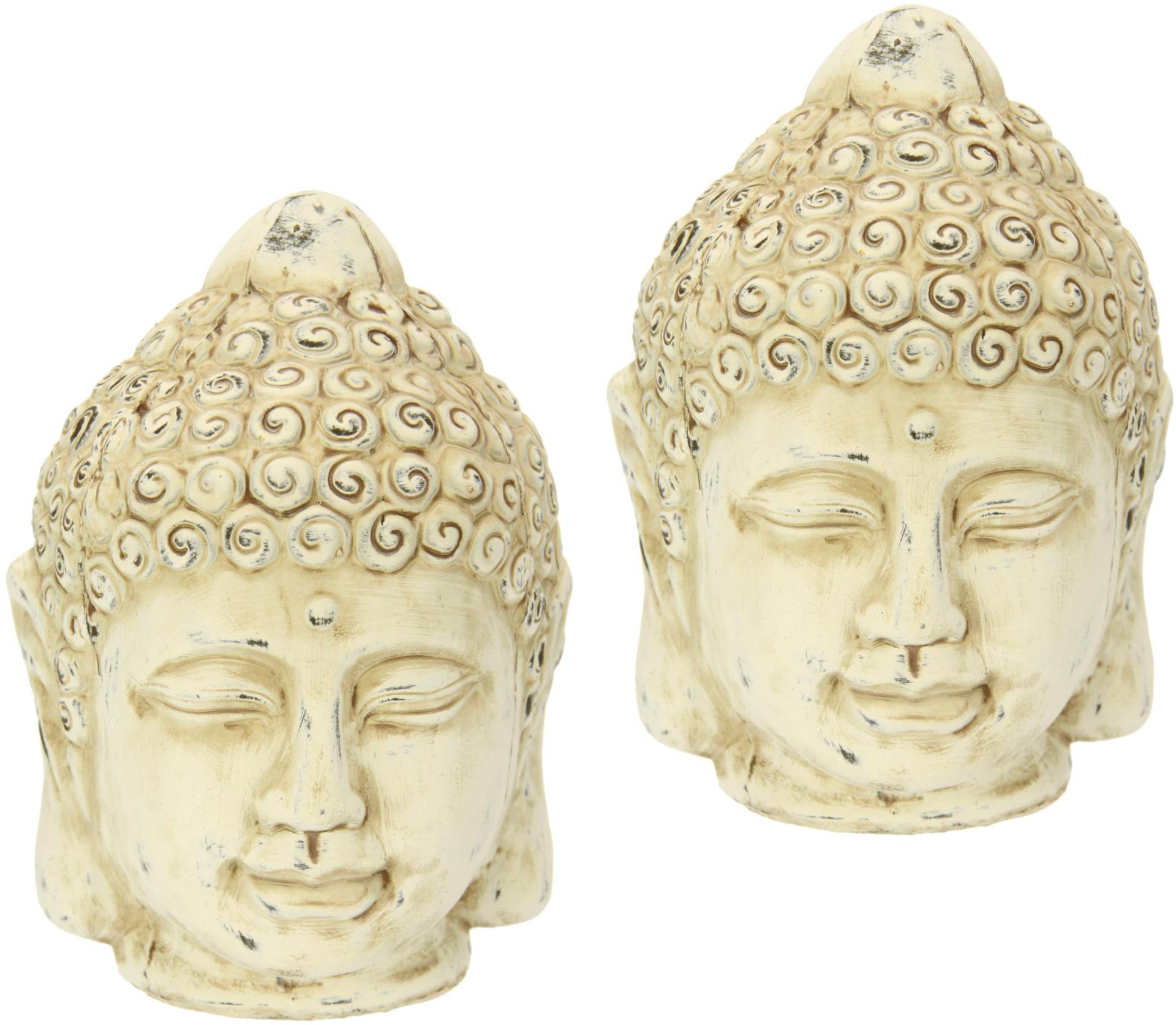 I.GE.A. Dekofigur »Buddha-Kopf«, 2er Set von I.GE.A.