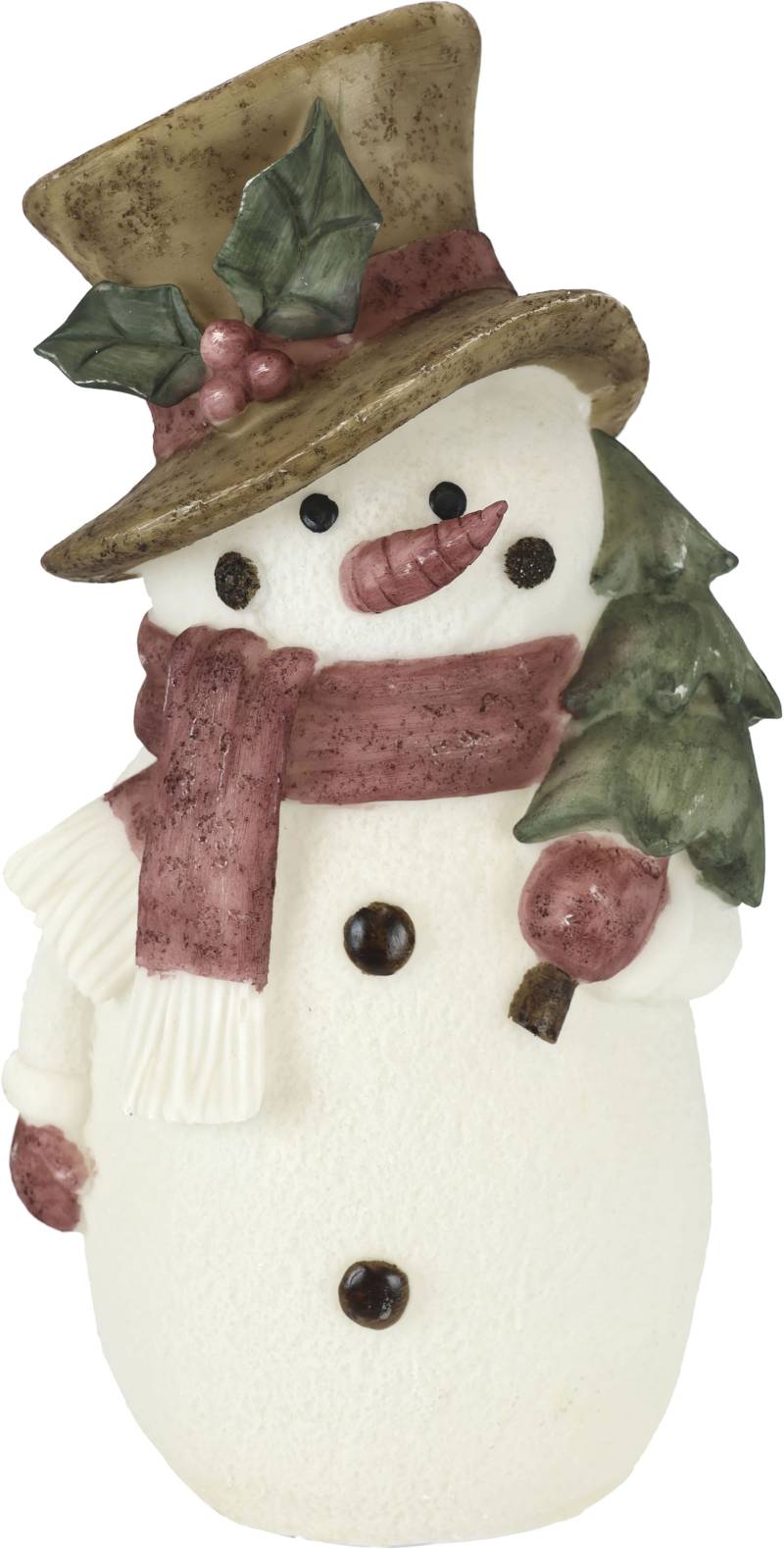 I.GE.A. Dekofigur »Schneemann«, Weihnachtsdeko aus Polyresin, Höhe ca. 37 cm von I.GE.A.