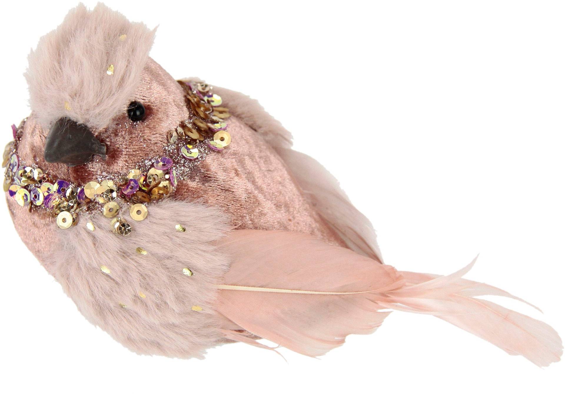 I.GE.A. Dekofigur »Vogel«, Aus Plüsch, mit Glamour-Pailletten, Dekovogel I.GE.A. Dekofigur »Vogel«, Aus Plüsch, mit Glamour-Pailletten, Dekovogel von I.GE.A.
