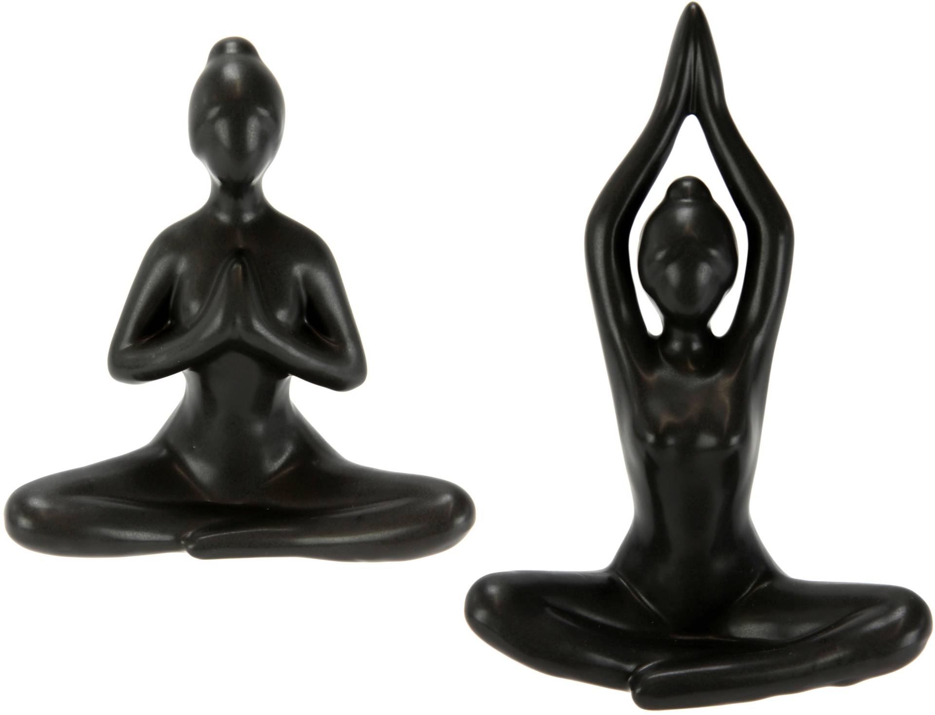 I.GE.A. Dekofigur »Yoga-Frau«, 2er Set, Yogafigur, Yogaskulptur von I.GE.A.