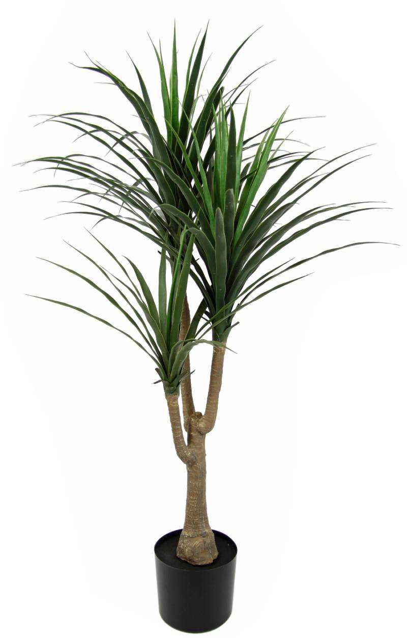 I.GE.A. Kunstbaum »Palme Dracena im Topf künstlich Pflanze Dracenapalme Zimmerpflanzen«, Zimmerpalme Grünpflanzen Kunstpflanze Drachenbaum Pflanze Palme von I.GE.A.