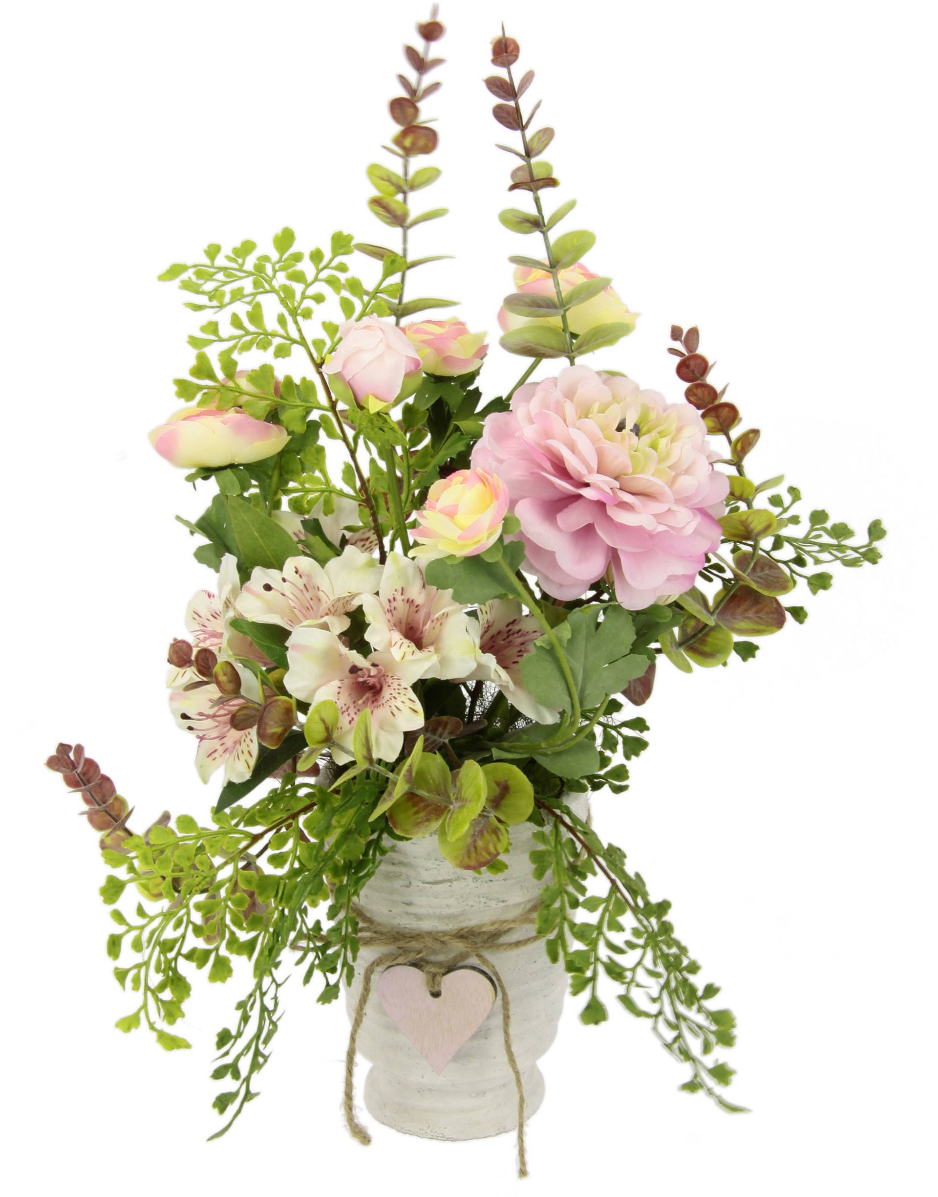 I.GE.A. Kunstblume »Arrangement Blüten/Ranunkel«, Topf aus Keramik I.GE.A. Kunstblume »Arrangement Blüten/Ranunkel«, Topf aus Keramik von I.GE.A.
