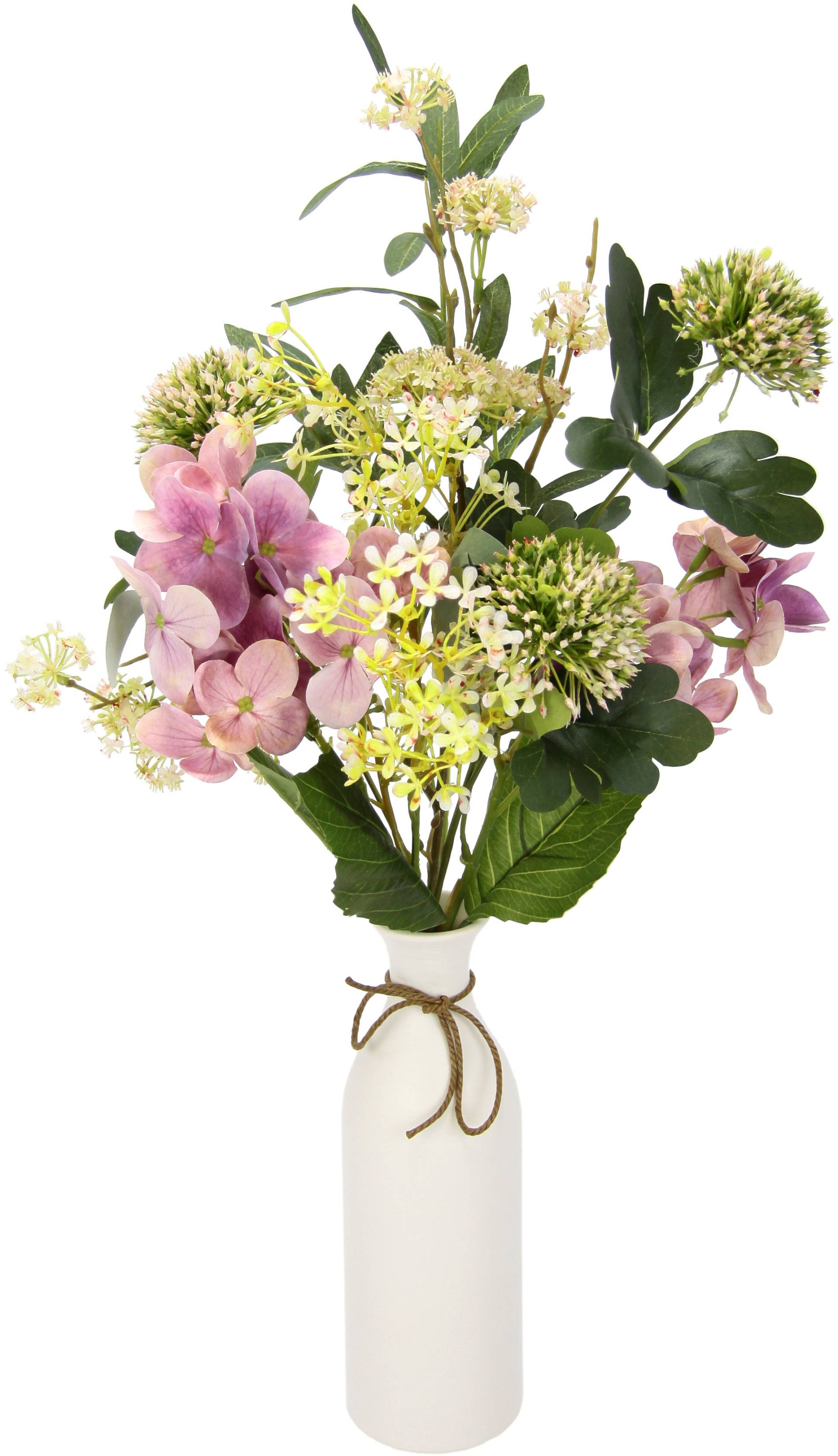 I.GE.A. Kunstblume »Mixed-Blumenstrauss«, Keramikvase I.GE.A. Kunstblume »Mixed-Blumenstrauss«, Keramikvase von I.GE.A.