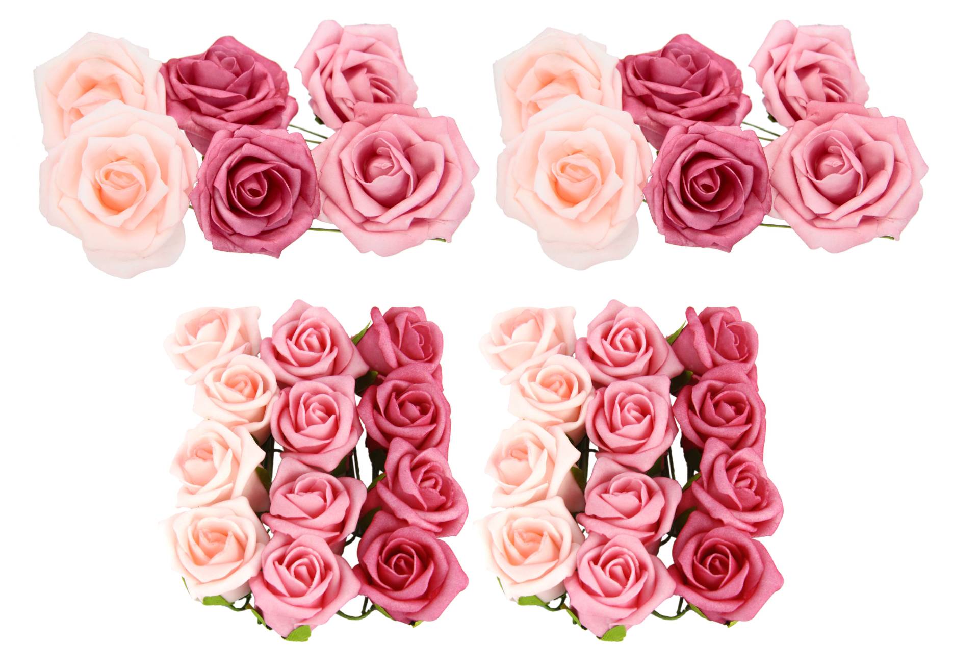 I.GE.A. Kunstblume »Pick Soft-Rosen«, 36er Set von I.GE.A.