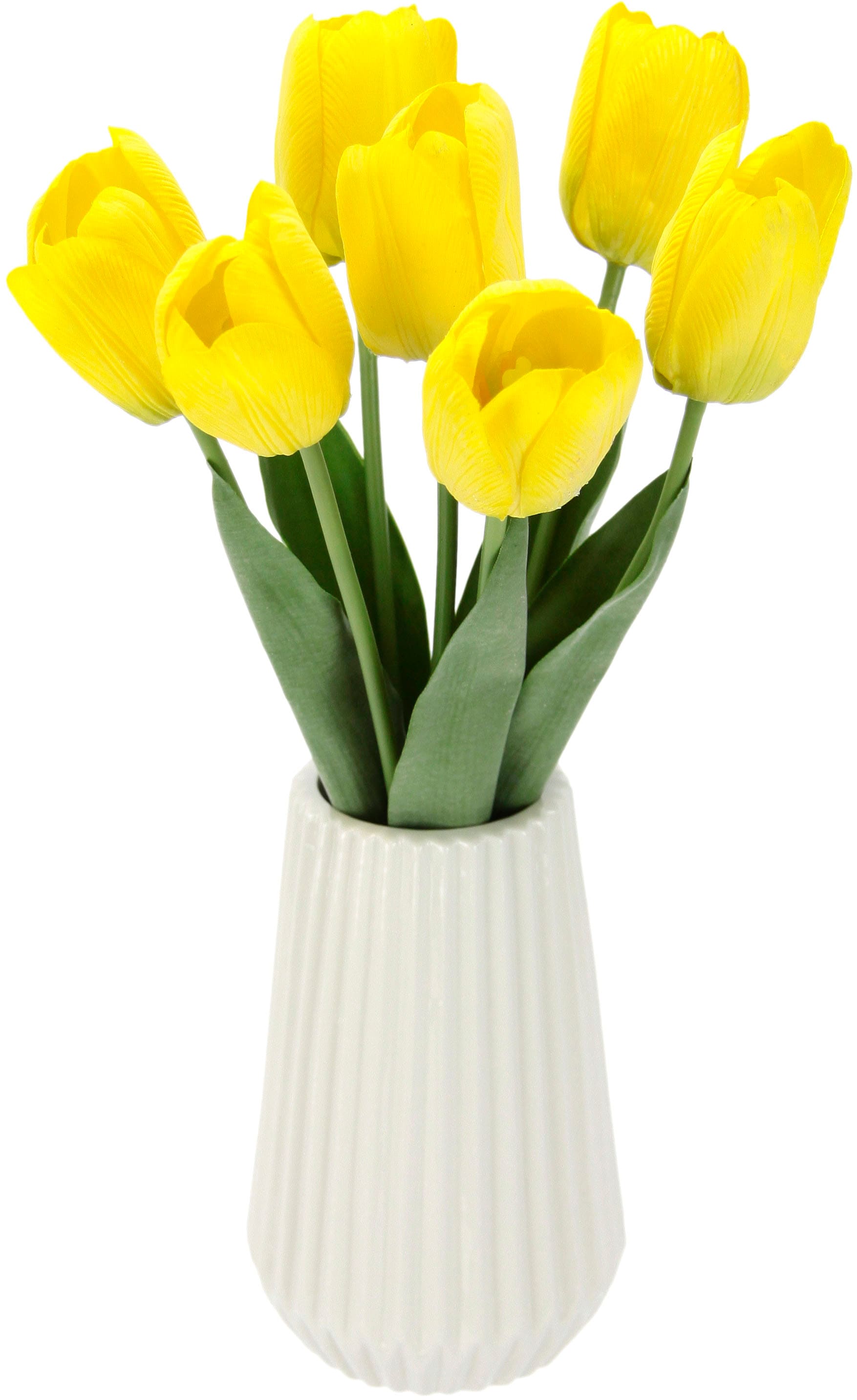 I.GE.A. Kunstblume »Real-Touch-Tulpen«, Vase aus Keramik I.GE.A. Kunstblume »Real-Touch-Tulpen«, Vase aus Keramik von I.GE.A.