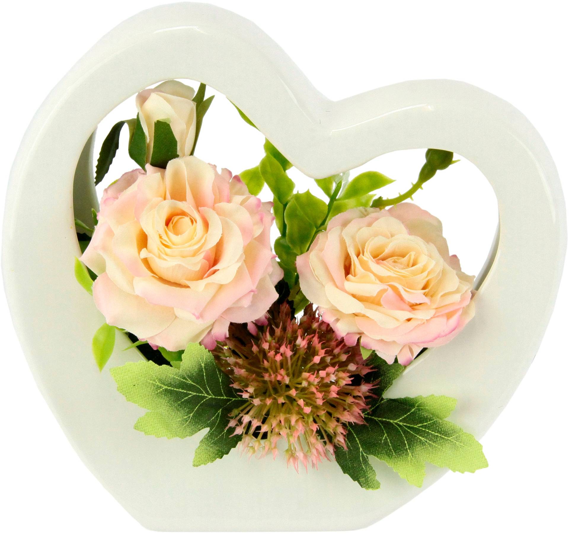 I.GE.A. Kunstblume »Rosenarrangement«, In Keramikvase I.GE.A. Kunstblume »Rosenarrangement«, In Keramikvase von I.GE.A.