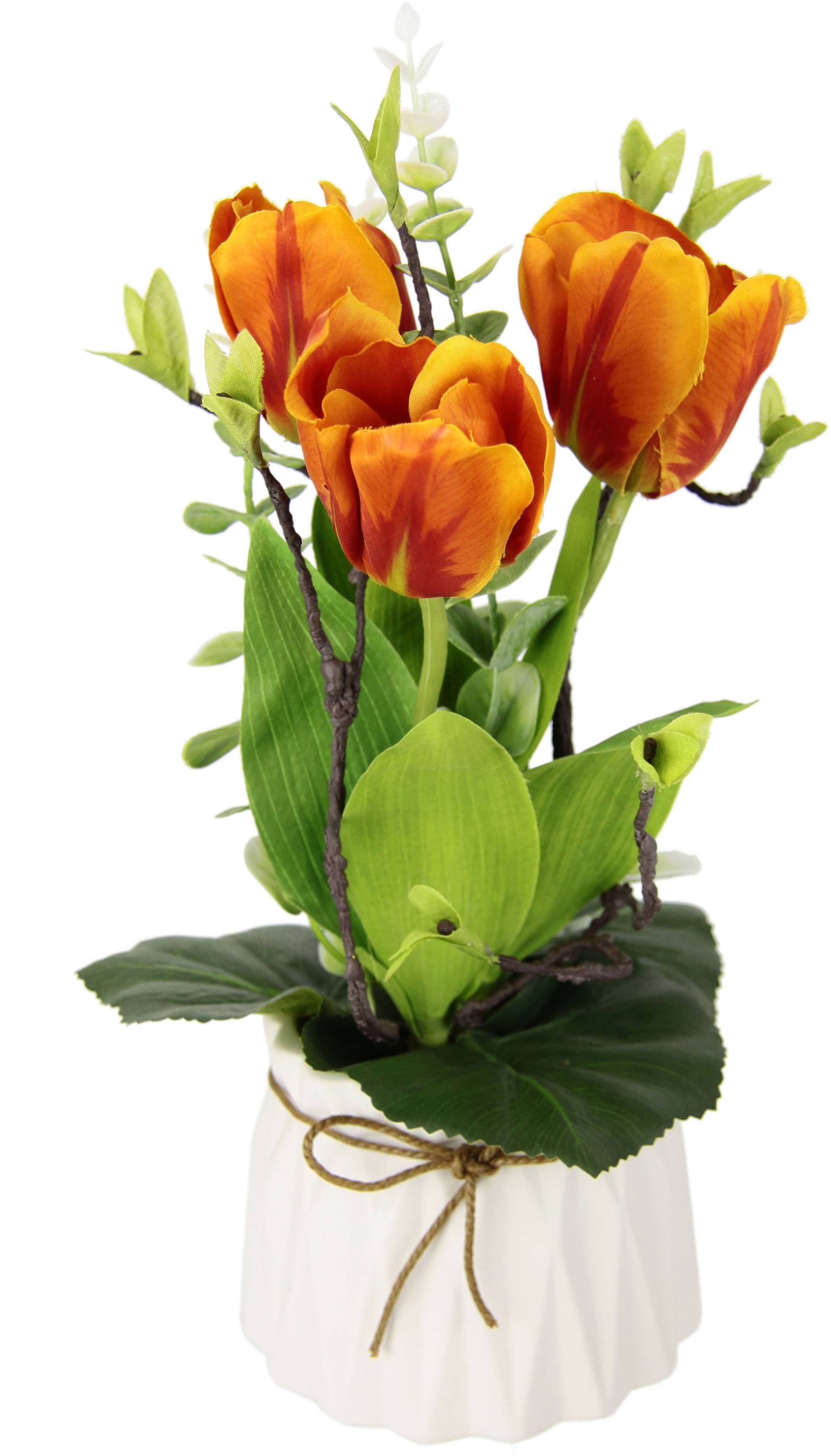 I.GE.A. Kunstblume »Tulpen«, Im Topf aus Keramik Gesteck Künstliche Frühlingsblume I.GE.A. Kunstblume »Tulpen«, Im Topf aus Keramik Gesteck Künstliche Frühlingsblume von I.GE.A.