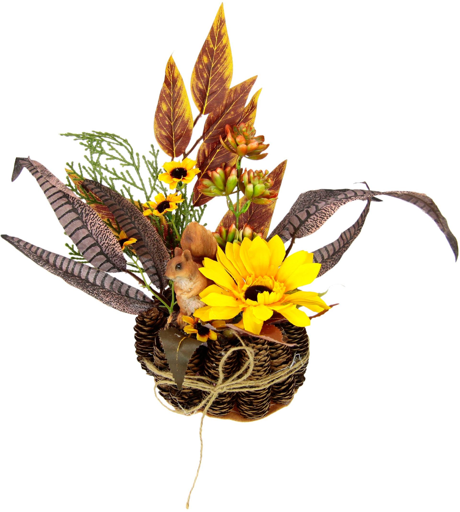 I.GE.A. Kunstpflanze »Sonnenblumen-Arrangement«, Im Zapfen-Topf I.GE.A. Kunstpflanze »Sonnenblumen-Arrangement«, Im Zapfen-Topf von I.GE.A.