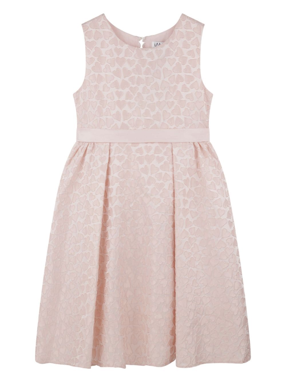 IAME heart-jacquard satin dress - Pink von IAME