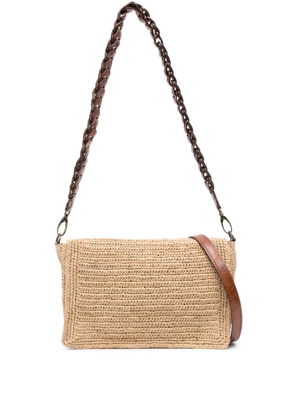 IBELIV Asa raffia cross body bag - Neutrals von IBELIV