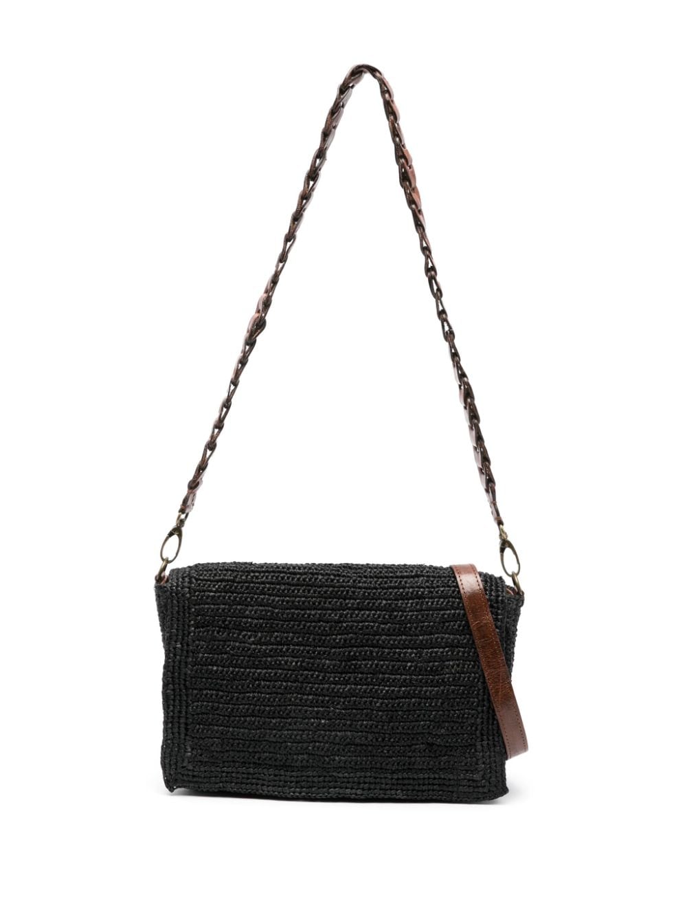 IBELIV Asa raffia shoulder bag - Black