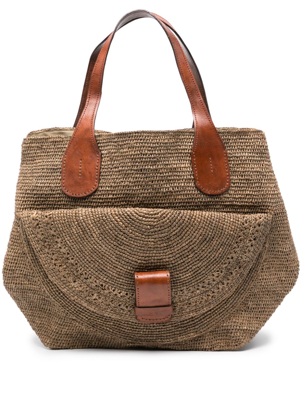 IBELIV Laza II raffia tote bag - Neutrals von IBELIV