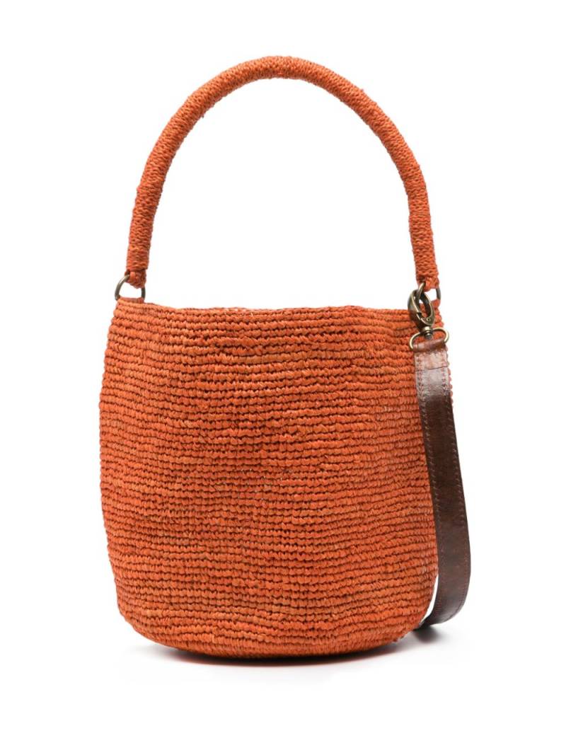 IBELIV Siny raffia bucket bag - Orange von IBELIV