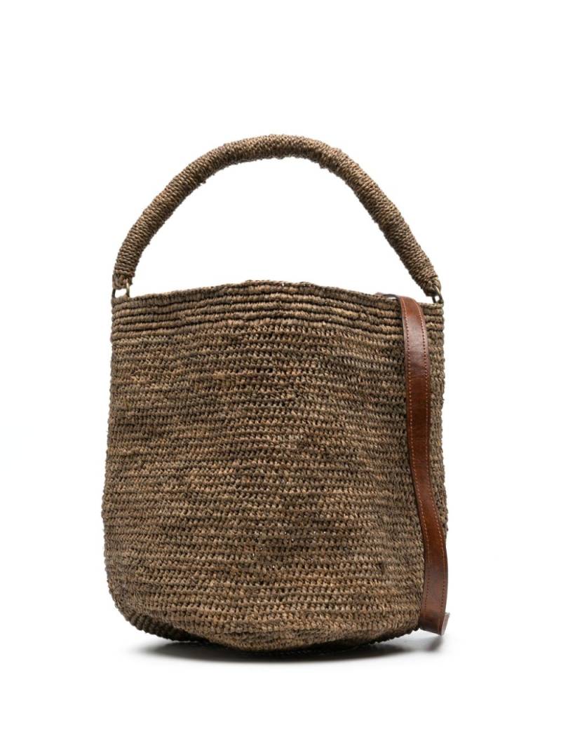 IBELIV Siny woven tote bag - Brown von IBELIV